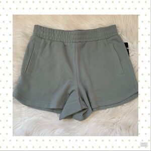 90 Degrees by Reflex Loop Terry Up Shore Shorts - NWT - Medium - Green Milieu